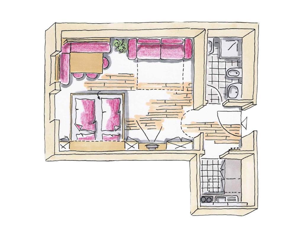 Residence Araldina 산카시아노 객실 사진